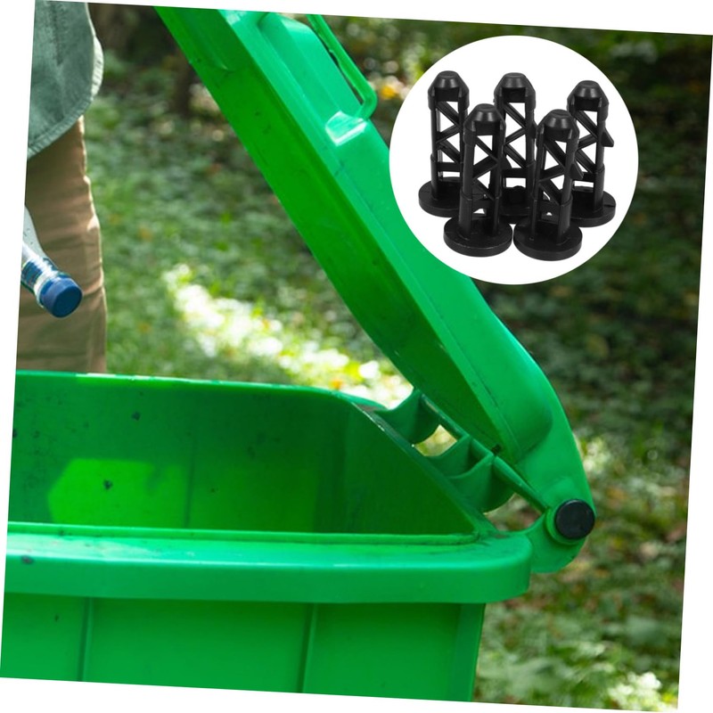 Ciieeo Trash Can Lid Hinged Pins 240L Plastic Connecting Shafts