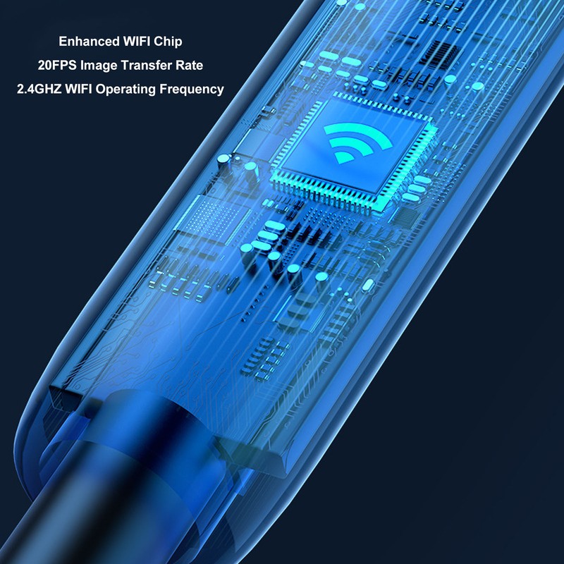 Endoscope Camera Wifi Single Lens HD 3 in 1 2MP