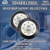 Supplying Demand 4581EL2002L Dryer Drum Support Roller 2 Pack -