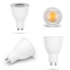 8W GU10 LED Bulbs MR16 GU10 Base 8 Watt(Equivalent to 75W Halogen Bulbs)High Brightness 800LM LED Spotlight Bulbs for Landscape Recessed Track Lighting,Non-dimmable,38° Beam Angle,4 Pack (Warm White)