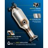 PHILTOP Catalytic Converter Kit Compatible with Honda 1998-2002 Accord 2.3L