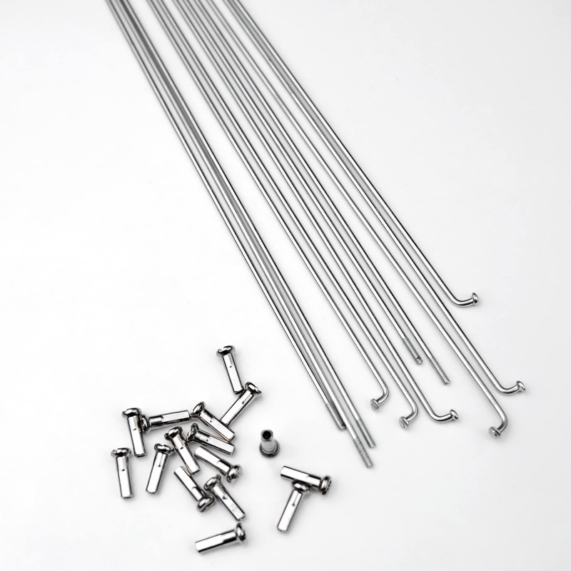LUXU 14G J Bend Mountain Bike Spokes,Road Bicycle Wheel Spokes,Anti