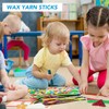 Bofoho 800pc Wiky Sticks Art Crafts Wax Yarn Sticks Non-Toxic