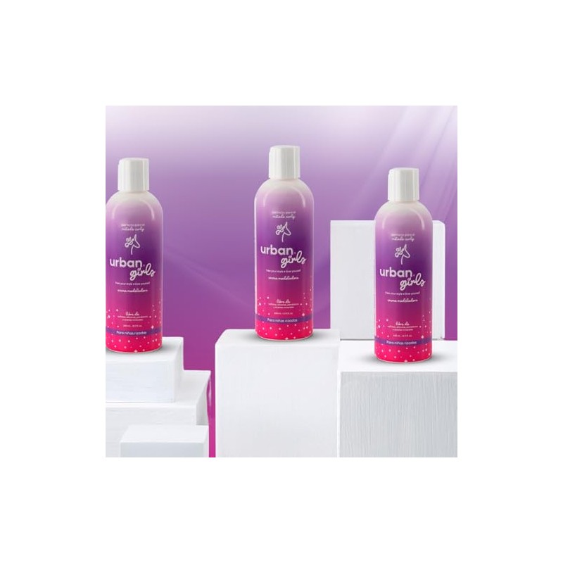 URBAN CURLS Crema Moldeadora para Niñas Cabello Rizado 240 ml