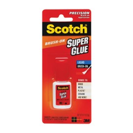 Scotch Brand Scotch Super Glue Liquid Brush-On.17 Ounces (AD127), 1-Pack