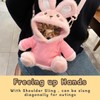 MANON ROSA Small Dog Sling Carrier, Cute Hands Free Puppy