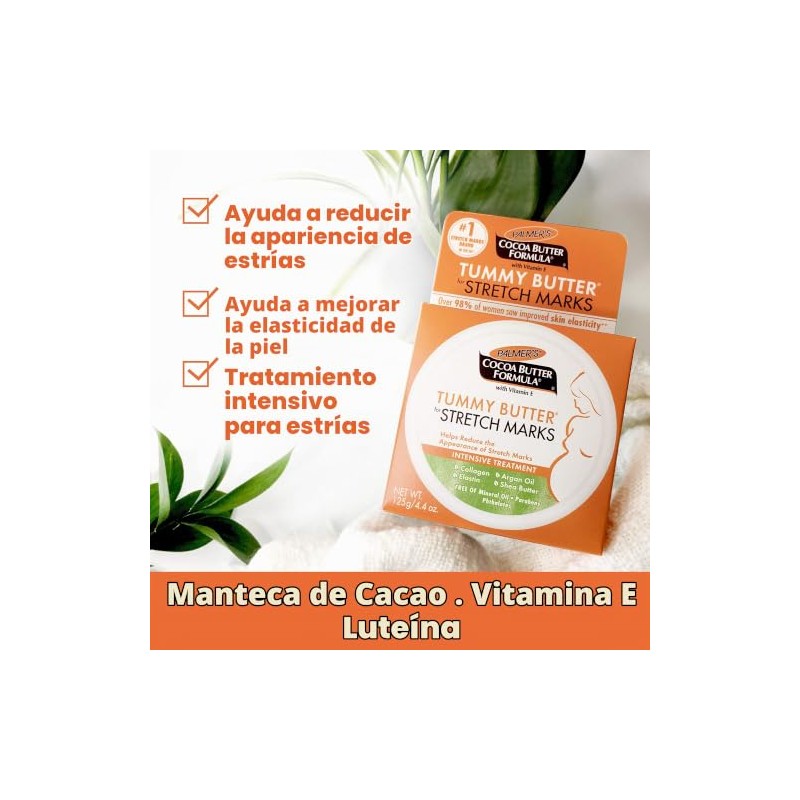 Palmer's Cocoa Butter Formula, Crema con Vitamina E, Pack de