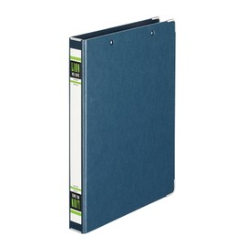 ライオン事務器 ファイル スプリング式 A4SH No.100K-A4SH 紺