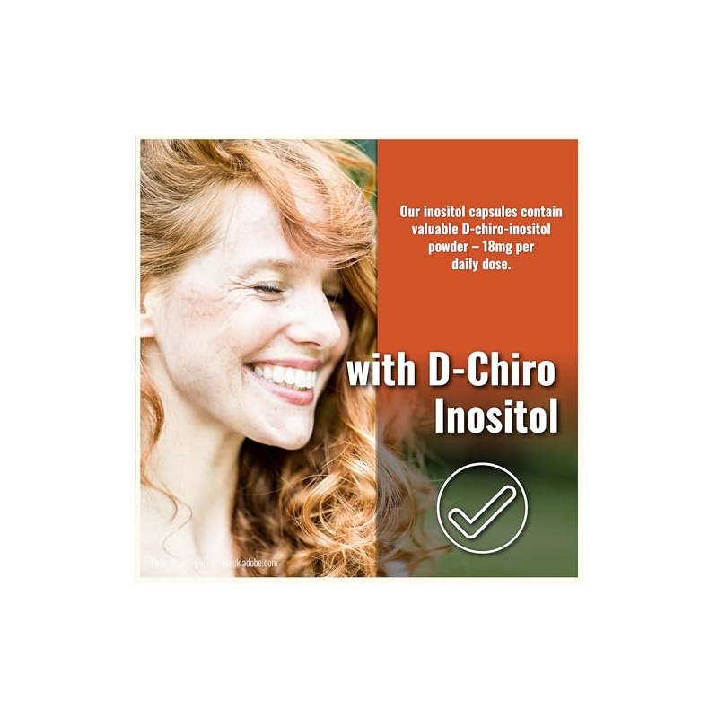 180 Capsules Inositol Complex - Myo-Inositol D Chiro Inositol 4000mg