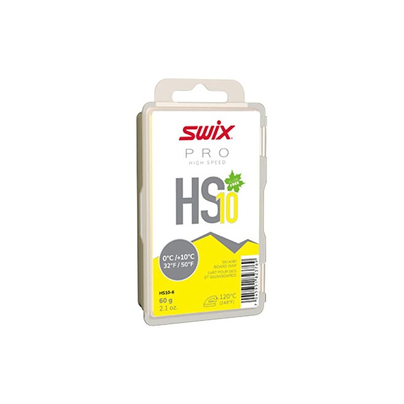 Swix HS10-6 - HIGH Speed Wax - HS10 Yellow -