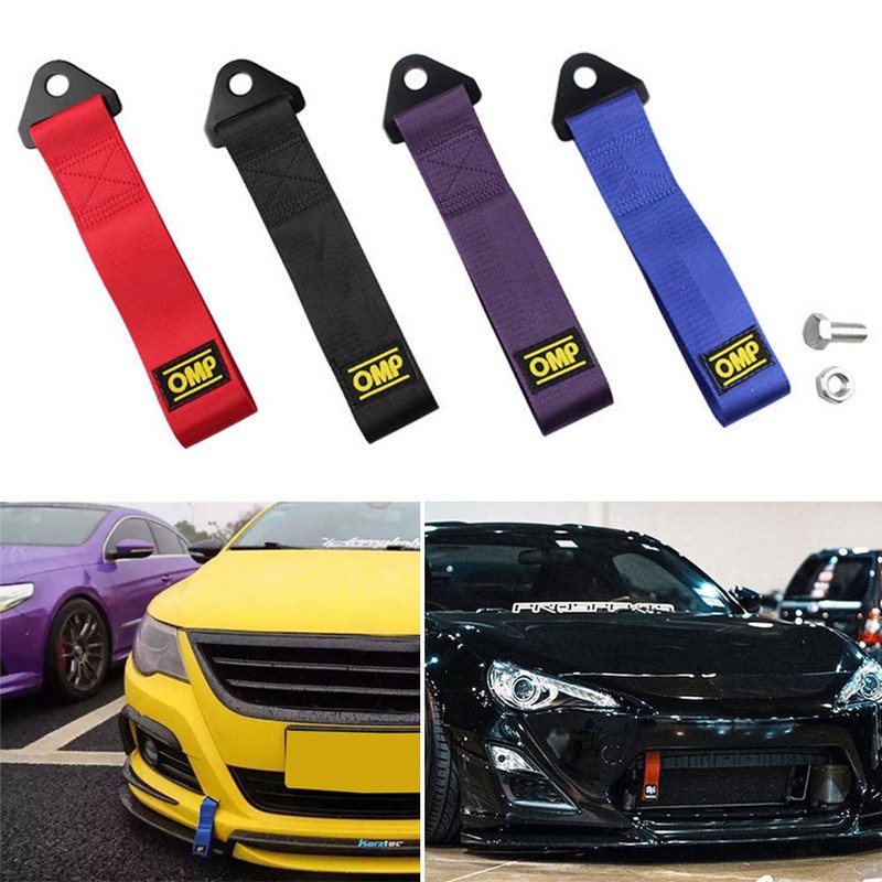 QOONESTL 8-12 MM Racing Car Trailer Sport Rope Towing Strap