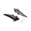 Rear Bumper Spoiler Air Vent Trim Shiny Black Sport Lip