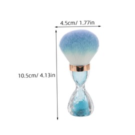 Outanaya 2pcs Beauty Tools Set Design Nail Brush Soft Cleaning for Nails Makeup Large Head Brush Portable for Anytime Use