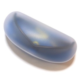 LL size Large Glasses Sunglasses Half Transparent Visible On Glasses Case Hard Type Blue 2017 – 01