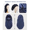 AWAYTR Long Satin Braids Bonnet for Women - 2 Layer