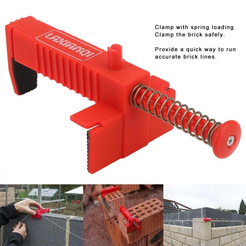 2PCS Brick Line Runner, 3.5-4.7 Inch Clamp Width Brick Clamps