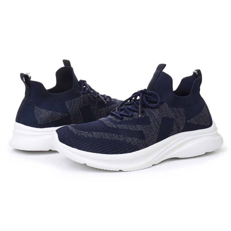 Cull4U Zapatos para caminar de punto para mujer, marino, 7