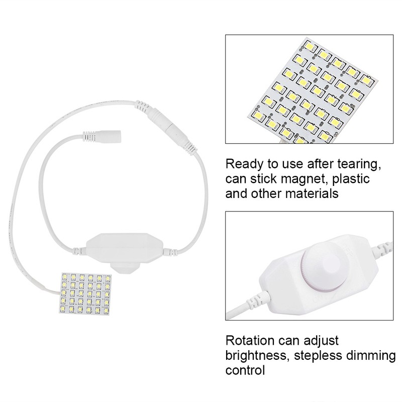 Industrial Sewing Machine Light 30LED Stepless Dimming Control Eye Protection