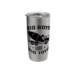 Concrete Mixer Big Boys Boig Toys Cement Mixer Truck Driver Stainless Steel Insulated Tumbler