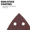 BOSCH SDTR060 Detail Triangle, Hook & Loop Sanding Sheet, Brown