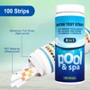 8IN1 Salt Water Pool Testing Kit, Pool Salt Test Strips,100