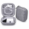 Portable Electronics Organizer Case for Cables – Compact Square Storage