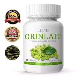 3VS Nutrition Café Verde Grinlait Ltanis Extracto Grano Original 30cap Sfn