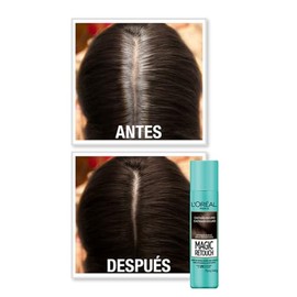 L'Oréal Paris Magic Retouch Retocador de Canas y Raíces, Cobertura Instantánea y Facíl Aplicación, Tono Castaño Oscuro, 75ml