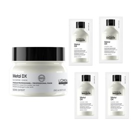 L'Oreal Professional Metal DX Mask, Free Sample, Hair Treatment, Suitable for All Hair Types, Metal, Anti-Break, Moisturizing, Coating, Smooth, Smooth, Keeps Beautiful Colored Hair, 8.5 fl oz (250 ml)
