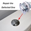 Toilet Tank Button Toilet Button Dual Push Flushing Toilet Button