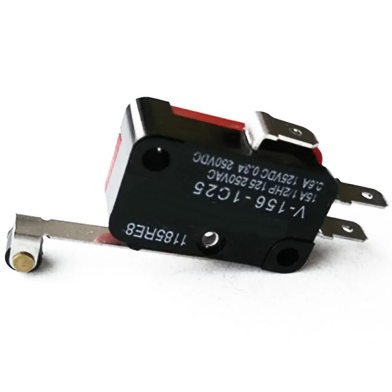 DollaTek V-156-1C25 Micro Limit Switch with Long Hinge Roller Momentary