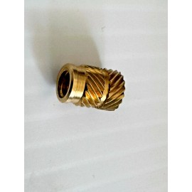 pmp 50x #10-24 LONG 3/8 Brass Threaded Heat Set Inserts Plastic 3D Printing Metal