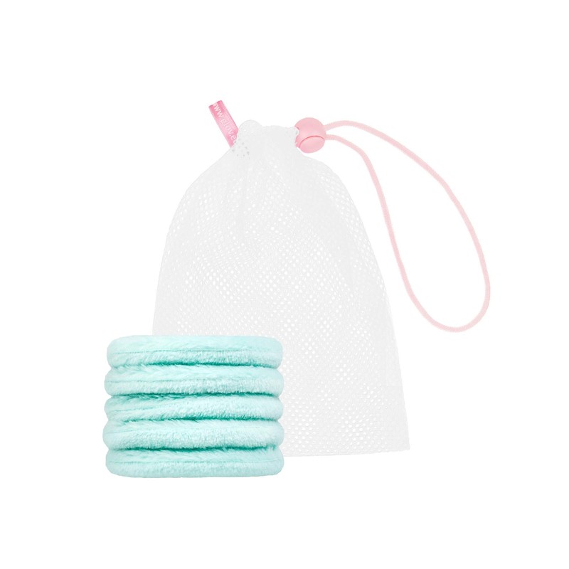 Washable Make-Up Pads, Reusable Make-Up Remover Pads, 5 Pieces, Gift