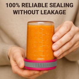 Sursip Glass Baby Food Storage Containers, 8 oz Small Mason Jars with Lids, Airtight for Baby Puree Containers, Juice, Milk, Yogurt, Overnight Oats, Mini Toddler Snack Cups -8 Pack