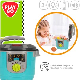 COLORBABY 46749 Electric Kitchen Robot with 6 pcs 3a+ (playgo)