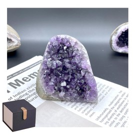 HoHpHq HoHpHq Natural Amethyst Crystal - One Product one Image, Real Amatista Piedra and Raw Quartz Rock Bulk, Healing Stones for Spiritual, More New Products are Being Continuously Added (49-0.67 lbs)