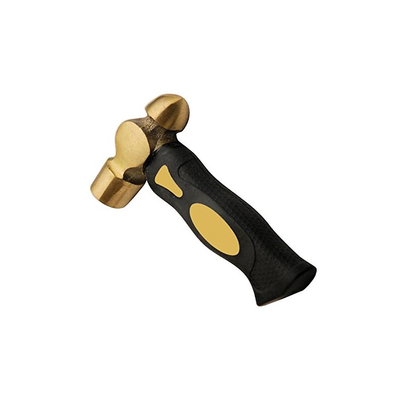 1 Lb Brass Hammer with Short Handle (Stubby)