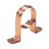 Pack of 2-28mm Copper Saddle with Spacer (Known as Copper Pipe Clips/Copper Saddle Clips/Copper Saddle Clip / 28mm Pipe Clips/Copper Pipe Clip Also Available in 15mm, 22mm and 28mm)