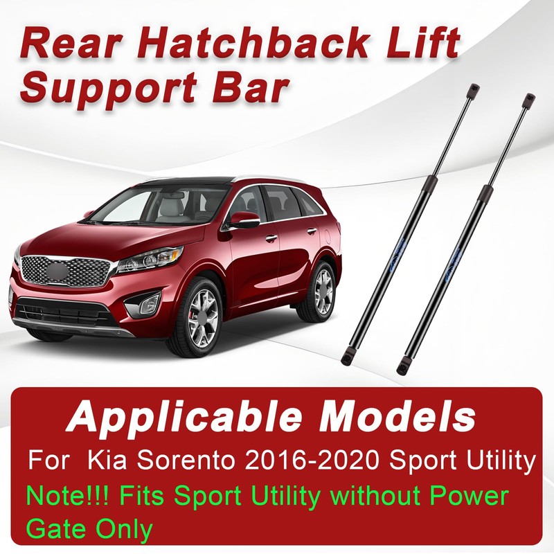 EKALA 81771C6000 Rear Hatch Struts for Kia Sorento 2016-2020 Sport