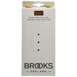 Brooks Bicycle Grip/Bar Tape [MICROFIBER BAR TAPE] Abrasion and Water Resistant Polyurethane Coating, Honey Brown