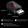 Daiilg Car Bluetooth 5.4 Aadapter FM USB Transmitter Receiver Handsfree