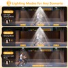 Clip on Solar Lights Outdoor with Motion Sensor, 360°Rotatable &