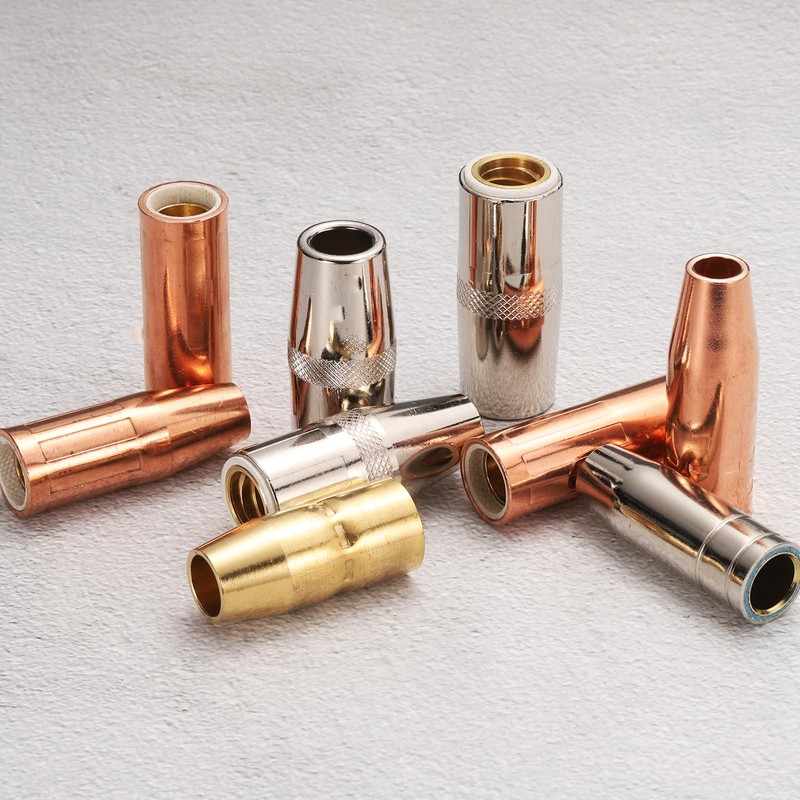 HARFINGTON 5pcs Mig Welding Gun Nozzle 1/2" Orifice 21-50 Gas