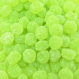 Candy Retailer Apple Gummy Sour Buttons Candy 1 Lb