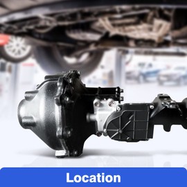 A-Premium 4WD Differential Vacuum Actuator Compatible with Toyota 4Runner 2005-2009 FJ Cruiser 2007-2014 Tacoma 2005-2019 Front