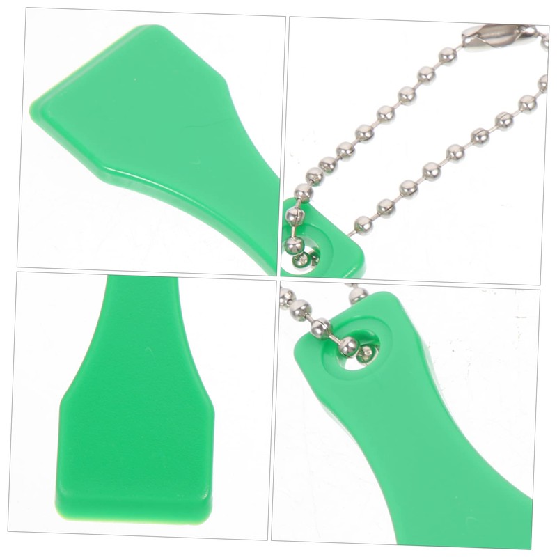 Operitacx 10pcs Plastic Lottery Scratchers Blank Scratch Off Tools for