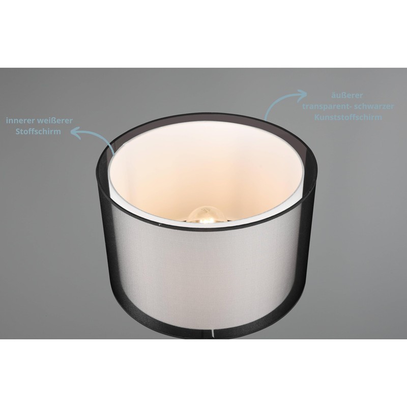 lightling Barto Table Lamp, Diameter 28 cm, Height: 12 cm,