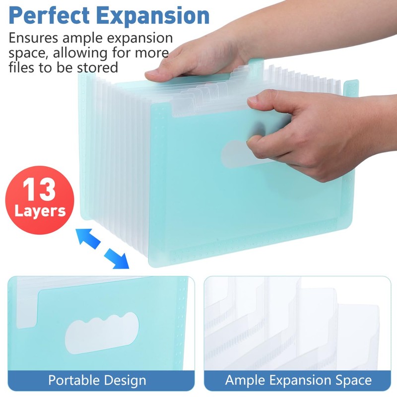 Kisangel Receipt Storage Document Stand A5 File Folder A5 File