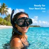 Two-Window Snorkel Diving Mask for Adults – Wide View Anti-Fog