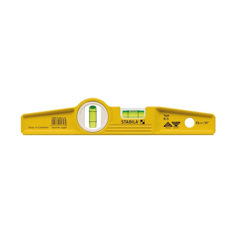 Stabila - 81S-10HL Torpedo Level 25cm & Holster - STB81S10HL